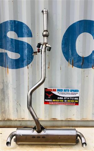Jaguar E-pace X540 exhaust with muffle silencer