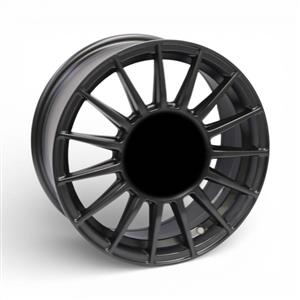 15″ GRX1515 4/100 & 4/108 Matt Black Alloy Wheels