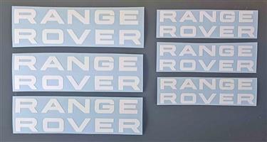 Range Rover brake caliper stickers decals