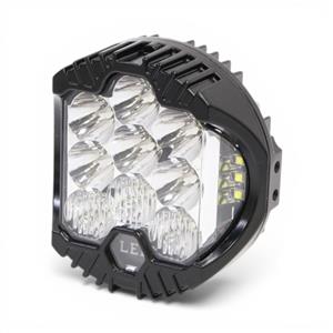 Universal 7″ 9-LED Spotalm with DRL & Indicator (each)