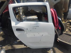 2018 Renault Sandero right back / Rear door shell for sale 
