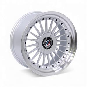 17″ YKW7670 4/100 & 5/100 Silver With Black Rivets Alloy Wheels