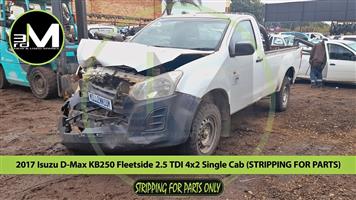 2017 ISUZU D-MAX KB250 FLEETSIDE 2.5 TDI 4x2 SINGLE CAB (STRIPPING FOR PARTS)