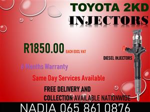 TOYOTA 2KD DIESEL INJECTORS FOR SALE