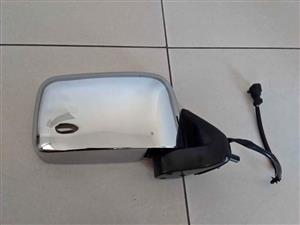 NISSAN HARDBODY NP300  BRAND NEW DOOR MIRROR ELECTRIC CHROME FOR SALE FORSALE 