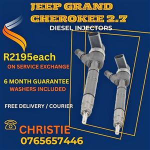 Jeep Grand cherokee 2.7 Diesel Injectors for sale