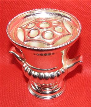 Small Silver Bud Vase - Made in England