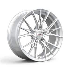 17″ A-Line Menace 5/112 Arctic Silver Flow Form Alloy Wheels