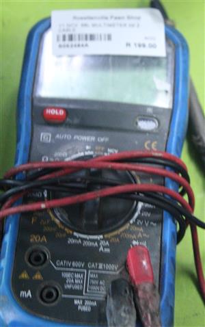 Y1 NCV 68L MULTIMETER W/2 CABLE S062484A