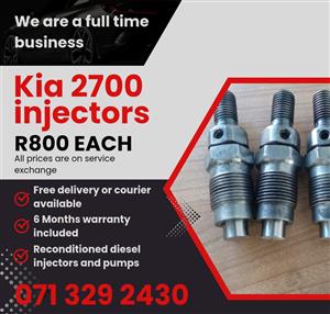 KIA 2700 INJECTORS FOR SALE 