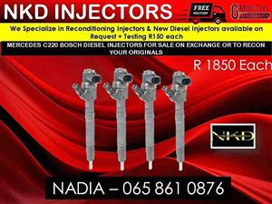 Mercedes C220 Bosch diesel injectors for sale