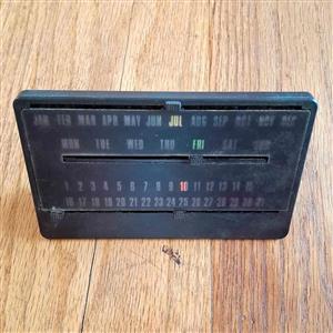 Vintage Perpetual Desk Calendar 