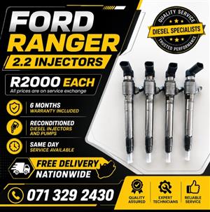 FORD RANGER 2.2 INJECTORS FOR SALE WITH WARRANTY INCLUDED 