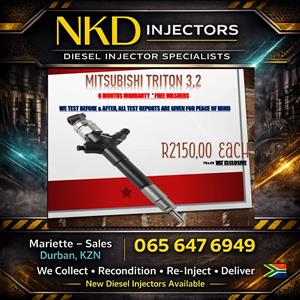 3.2 Mitsubishi Triton Diesel Injectors
