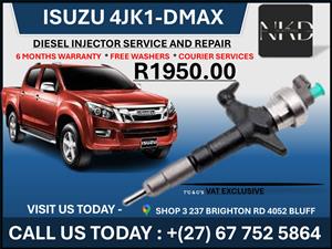 Isuzu 4JK1 DMAX Diesel Injectors on Recondition