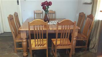 oregon pine dining room chairs