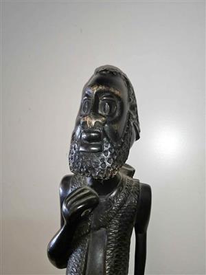 Fisherman 65cm tall, wood 