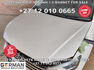 2021 VW polo 6 sedan 1.6 bonnet for sale