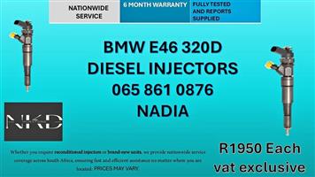 BMW E46 320D DIESEL INJECTORS FOR SALE-RECONDITIONED AND NEW