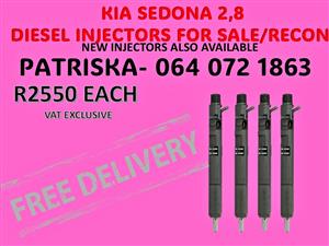 2.8- kia Sedona diesel injectors for sale - Nation Wide 