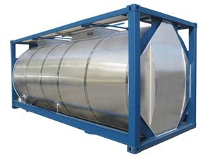 Scrapped, old, damaged ISO stainless steel liquid transport tanks buyers