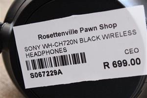SONY BLACK WIRELESS HEADPHONES(S067229A)