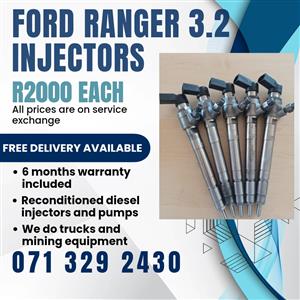 FORD RANGER 3.2 INJECTORS FOR SALE WITH WARRANTY 