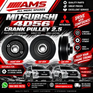  NEW Mitsubishi 4D56 2.5 Crank Pulley