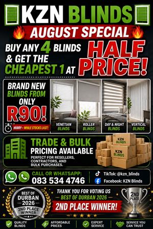 Blinds 3 + 1 Special 