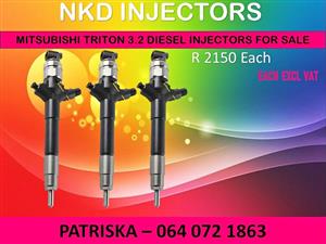 DIESEL INJECTORS RECON OR NEW ON MITSUBISHI TRITON 3.2 FOR SALE