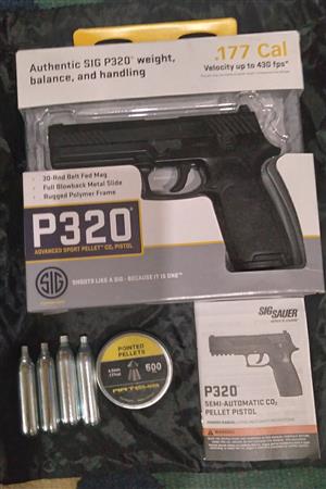 SigSauer P320 airsoft pellet pistol