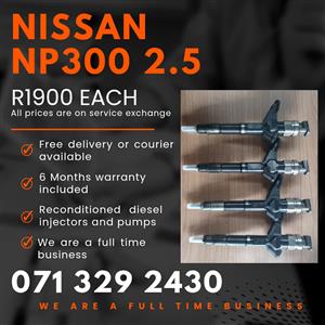 NISSAN NP300 2.5 INJECTORS FOR SALE 