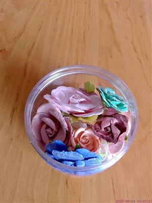  Beautiful Mixed  Paper Flowers – Perfect for Crafting 