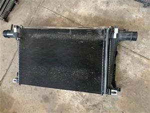 Audi Q7/Q8 radiator and condenser