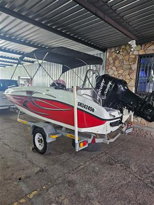 Sunsport Trio 19ft,125Hp  Mercury Optimax 