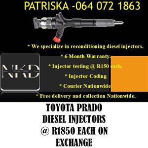 TOYOTA DIESEL INJECTORS FOR SALE