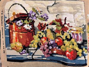 Tapistry completed  21cm by 29 cm