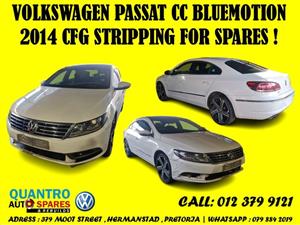 Volkswagen Passat CC BlueMotion 2014 CFG Stripping For Spares ! Mechanical Assis