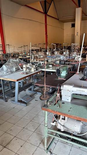 Secondhand industrial sewing machines