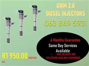 GWM 2.8 DIESEL INJECTORS MMBATHO NORTH WEST 