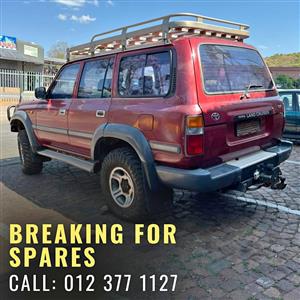 TOYOTA LAND CRUISER NOW BREAKING FOR SPARES