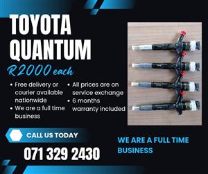 TOYOTA QUANTUM 2.5 INJECTORS FOR SALE WITH WARRANTY 
