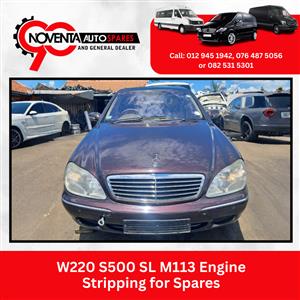 W220 S500 SL M113 engine  for stripping parts for spares