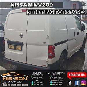 Nissan NV200 Stripping For Spares