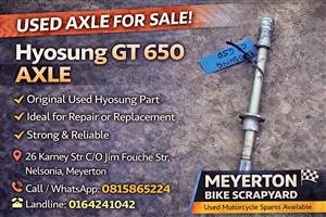Hyosung GT 650 axle