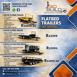 5m Car Trailer for sale on order