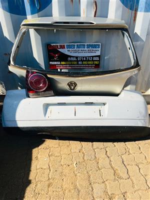VW Polo Vivo rear/back parts (tailgate,bumper and left side taillight)