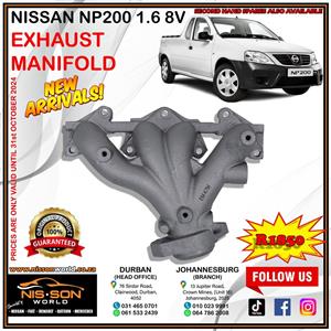 Nissan NP200 1.6 8V Exhaust Manifold