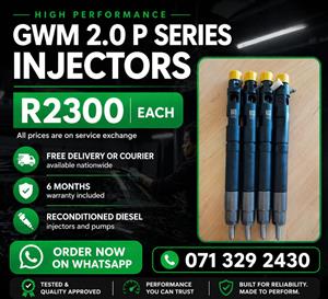 GWM 2.0 P SERIES INJECTORS FOR SALE 