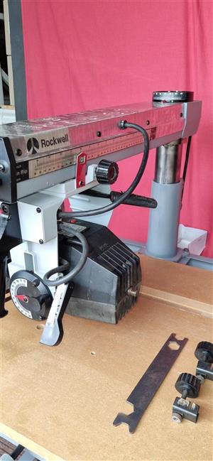 ROCKWELL DELTA RADIAL SAW PLUS ACCESSORIES